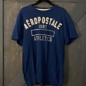 Blue Aeropostale distressed shirt